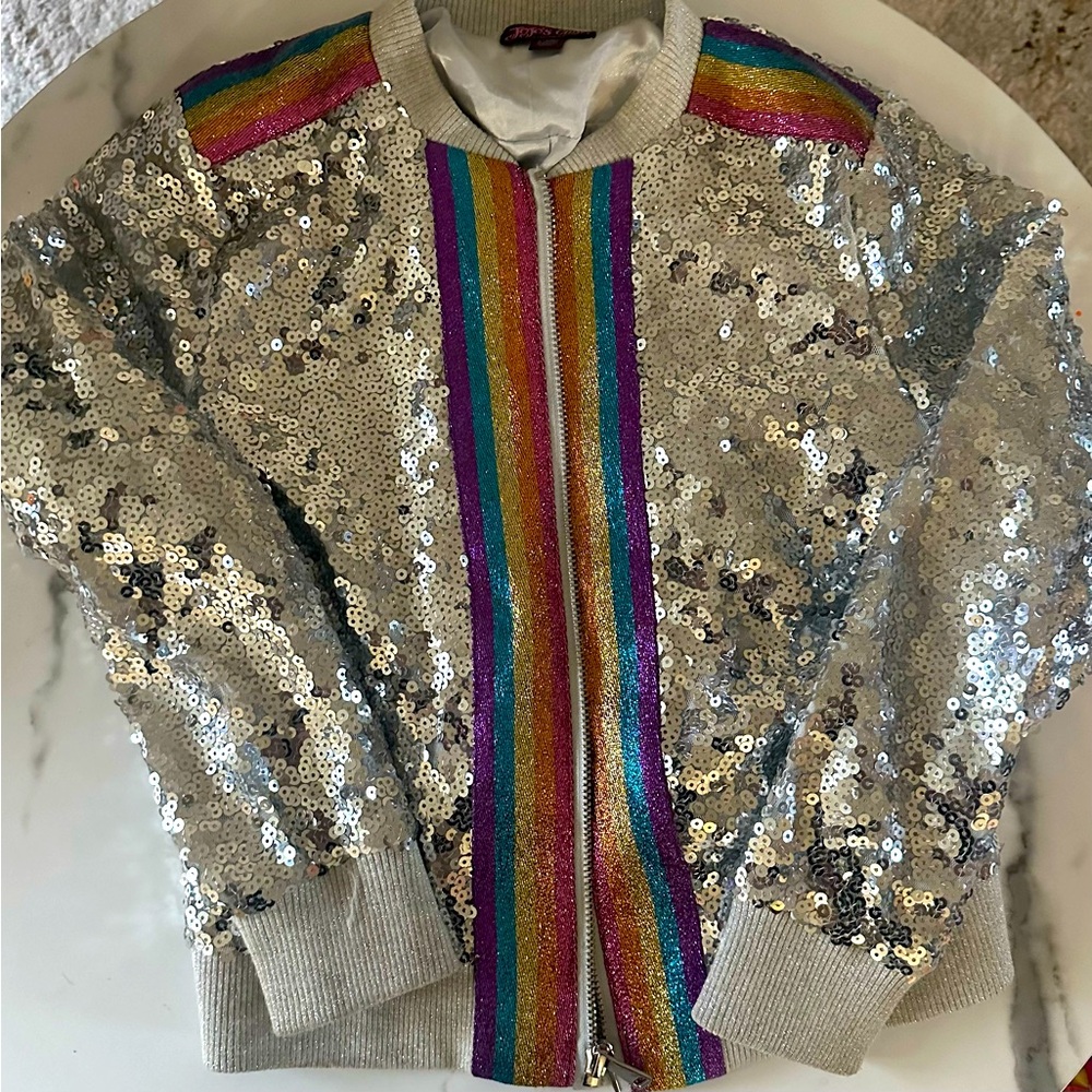 Girls sequined jacket